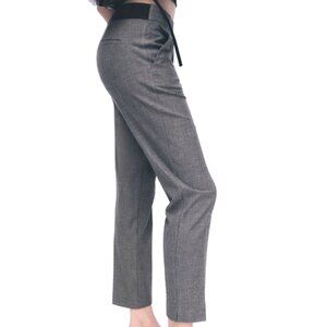 Zara 1960s Style Cigarette Ankle Pant in Grey/Black/White Size M - 26 / 27